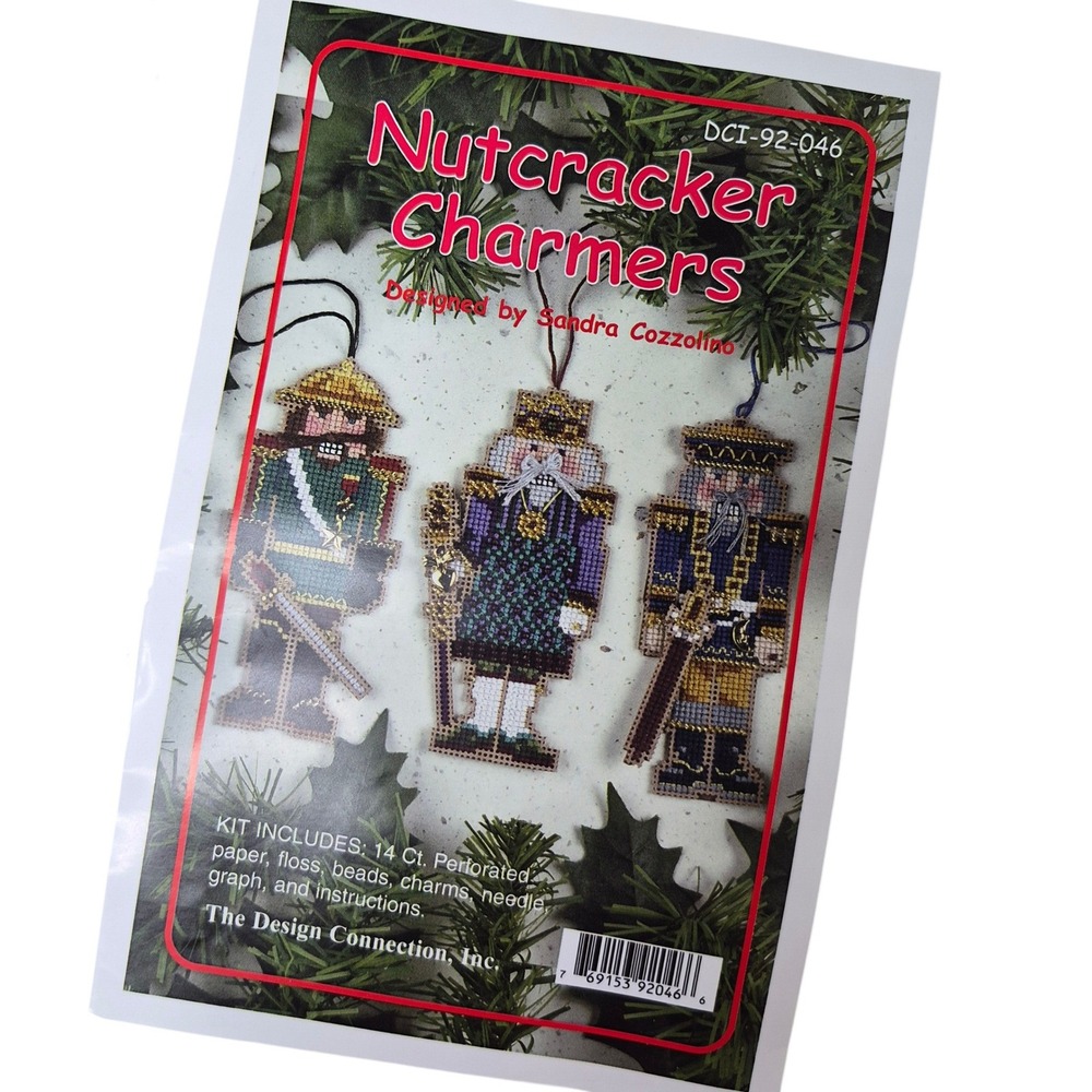 STARTED Nutcracker Charmers Cross Stitch Kit Sandra Cozzolino Design Connection